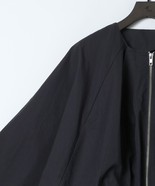 eL（エル）の「【eL】Dolman Zip Blouson/647394（ブルゾン・レディース・ベージュ/ブラック・FREE）」の14枚目の写真