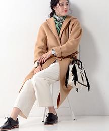 UNITED ARROWS | UWMF W フーデッド ガウンコート②(その他アウター)