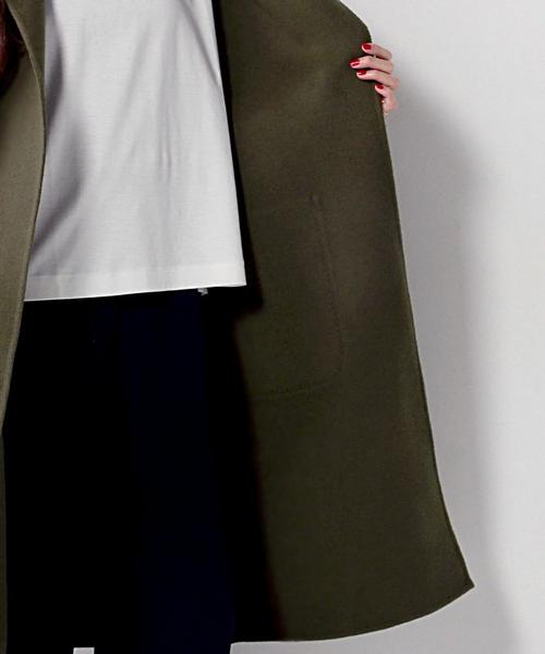 UNITED ARROWS(ユナイテッドアローズ)の「UWMF W フーデッド ガウンコート②◆(その他アウター・レディース・ベージュ/オリーブ/ネイビー・36/38)」の13枚目の写真