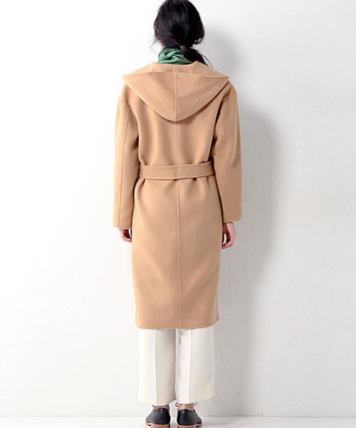UNITED ARROWS(ユナイテッドアローズ)の「UWMF W フーデッド ガウンコート②◆(その他アウター・レディース・ベージュ/オリーブ/ネイビー・36/38)」の17枚目の写真