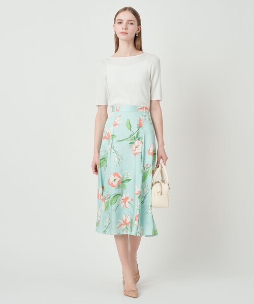 ANAYI（アナイ）の「アセテートポリエステル半袖プルオーバー（ニット/セーター・レディース・ホワイト/ブルー/ミント/ラベンダー/ブラック/ベージュ・38/36）」の18枚目の写真