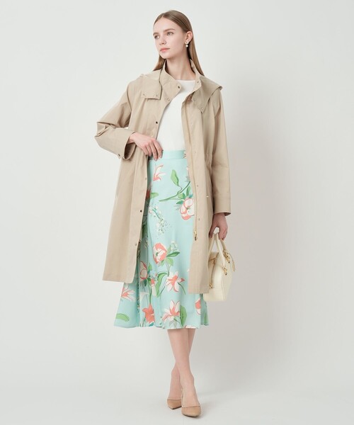 ANAYI（アナイ）の「アセテートポリエステル半袖プルオーバー（ニット/セーター・レディース・ホワイト/ブルー/ミント/ラベンダー/ブラック/ベージュ・38/36）」の19枚目の写真