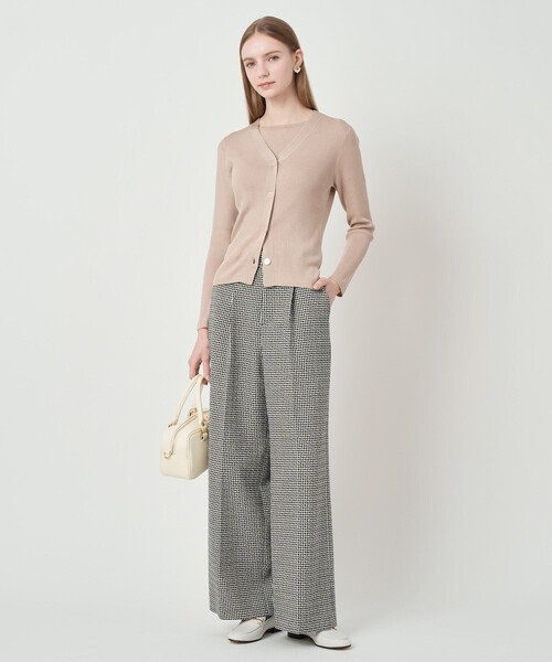 ANAYI（アナイ）の「アセテートポリエステル半袖プルオーバー（ニット/セーター・レディース・ホワイト/ブルー/ミント/ラベンダー/ブラック/ベージュ・38/36）」の21枚目の写真