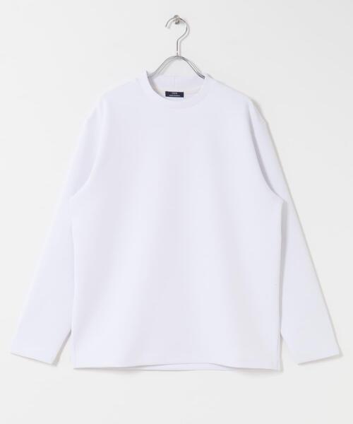 ITEMS URBANRESEARCH(アイテムズ アーバンリサーチ)の「調温機能 ストレッチダンボールプルオーバー(スウェット・メンズ・ブラック/ホワイト/チャコールグレー・LARGE/MEDIUM)」の12枚目の写真