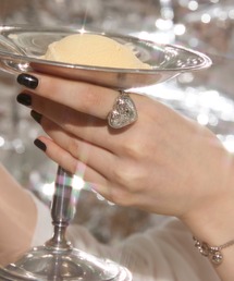 Soierie（ソワリー）の「ハート バーベル リング /  Heart barbell ring（リング）」