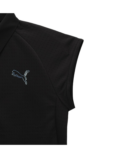 PUMA(プーマ)の「PUMA プーマ ウィメンズ ゴルフ シャドウキャット ジク 半袖 ポロシャツ(ポロシャツ・レディース・ホワイト系その他/ブラック/ブルー系その他・X-LARGE/MEDIUM/SMALL/LARGE)」の9枚目の写真