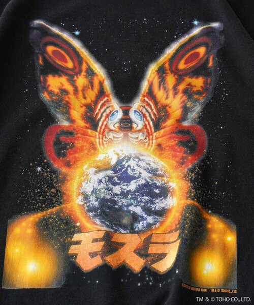 Subciety(サブサエティ)の「REBIRTH OF MOTHRA 1996 tee(Tシャツ/カットソー・メンズ・ブラック・MEDIUM/LARGE/X-LARGE)」の11枚目の写真