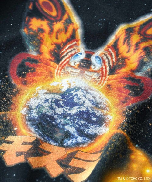Subciety(サブサエティ)の「REBIRTH OF MOTHRA 1996 tee(Tシャツ/カットソー・メンズ・ブラック・MEDIUM/LARGE/X-LARGE)」の12枚目の写真