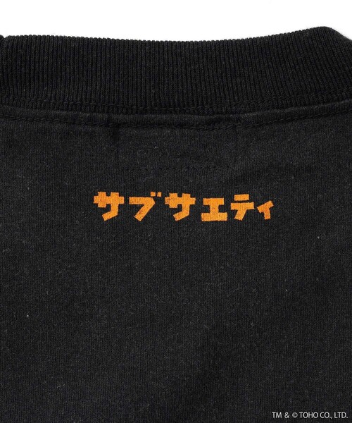 Subciety(サブサエティ)の「REBIRTH OF MOTHRA 1996 tee(Tシャツ/カットソー・メンズ・ブラック・MEDIUM/LARGE/X-LARGE)」の4枚目の写真