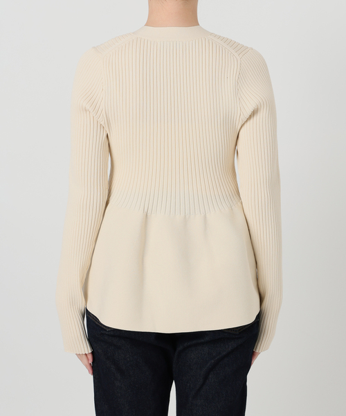 SLOBE IENA（スローブイエナ）の「《WEB限定/追加2》Vネックペプラムカーディガン（カーディガン/ボレロ・レディース・ブラック・FREE）」の14枚目の写真