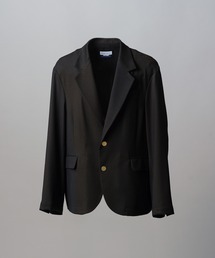 MAISON SPECIAL（メゾンスペシャル）の「《UNISEX》Clear Trichotine Relax-Over 2B Tailored Jacket クリアトリコチンリラックスオーバー2Bテーラードジャケット【MAISON SPECIAL メゾンスペシャル】■セットアップ対応■（テーラードジャケット）」