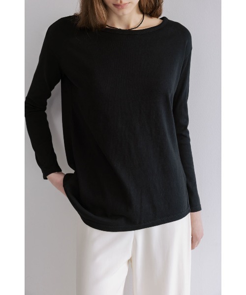 Studio Doe(スタジオドー)の「Studio Doe Asymmetrical Textured Pullover(Tシャツ/カットソー・レディース・ブラック・MEDIUM/SMALL)」の5枚目の写真