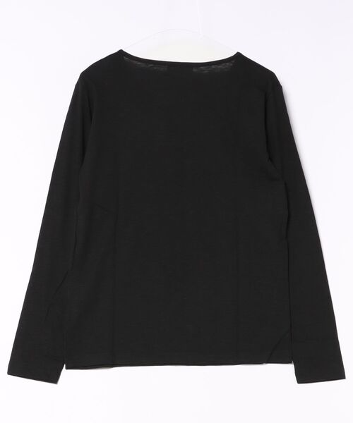 ARCHIVER（アーカイバ）の「【RDS】キーネックスラブ天竺カットソー（Tシャツ/カットソー・メンズ・ブラック・LARGE）」の2枚目の写真