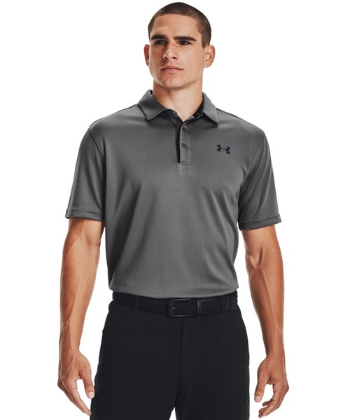 UNDER ARMOUR（アンダーアーマー）の「アンダーアーマー  UAテック ポロ（ポロシャツ・メンズ・グレー/オリーブ/ブラック/ホワイト/ネイビー・S/M/L/LL/3L）」の4枚目の写真