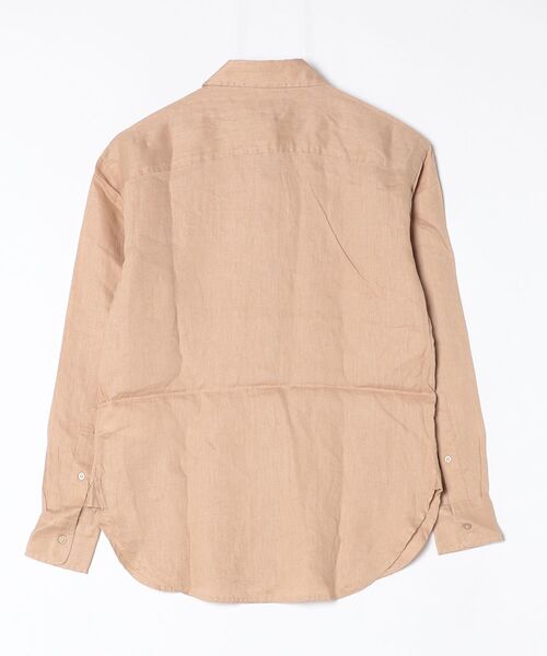 LAUREN RALPH LAUREN（ローレン ラルフ ローレン）の「リラックス フィット リネン シャツ（シャツ/ブラウス・レディース・ブラウン系6・S/M/L/XS/XXS）」の7枚目の写真