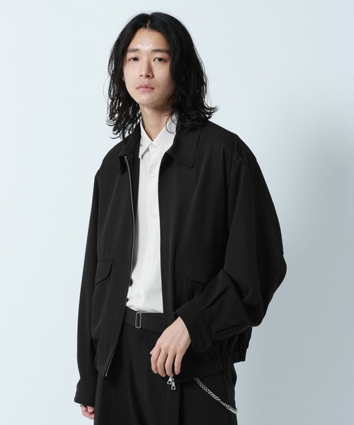 RAGEBLUE(レイジブルー)の「【LUXURY+EASY】OVER SIZE DRAPE ZIP JACKET / ラグイージージップブルゾン【セットアップ対応】(ブルゾン・メンズ・ネイビー/グレー/ブラック・MEDIUM/LARGE)」の7枚目の写真