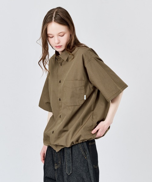 MICRO CHECK S/S SHIRT / マイクロチェックS/Sシャツ（シャツ/ブラウス