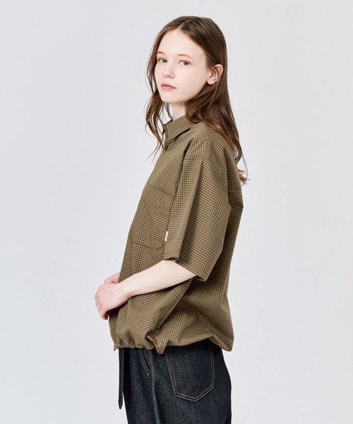 WETTEMPT(ウィテンプト)の「MICRO CHECK S/S SHIRT / マイクロチェックS/Sシャツ(シャツ/ブラウス・メンズ・ブルー/ネイビー/ブラウン・SMALL/MEDIUM/LARGE)」の7枚目の写真