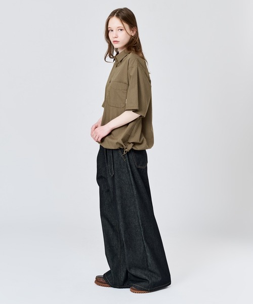 WETTEMPT(ウィテンプト)の「MICRO CHECK S/S SHIRT / マイクロチェックS/Sシャツ(シャツ/ブラウス・メンズ・ブルー/ネイビー/ブラウン・SMALL/MEDIUM/LARGE)」の13枚目の写真