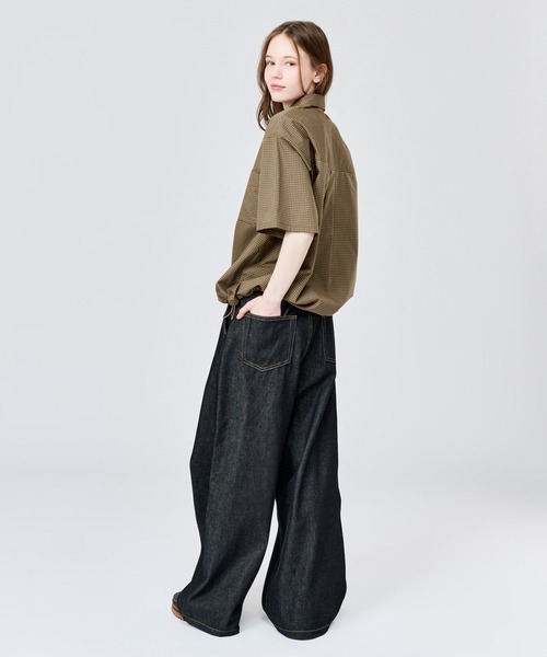 WETTEMPT(ウィテンプト)の「MICRO CHECK S/S SHIRT / マイクロチェックS/Sシャツ(シャツ/ブラウス・メンズ・ブルー/ネイビー/ブラウン・SMALL/MEDIUM/LARGE)」の14枚目の写真