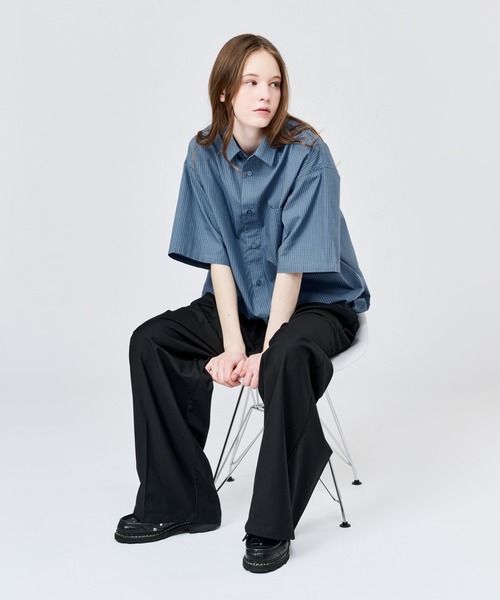 MICRO CHECK S/S SHIRT / マイクロチェックS/Sシャツ（シャツ/ブラウス