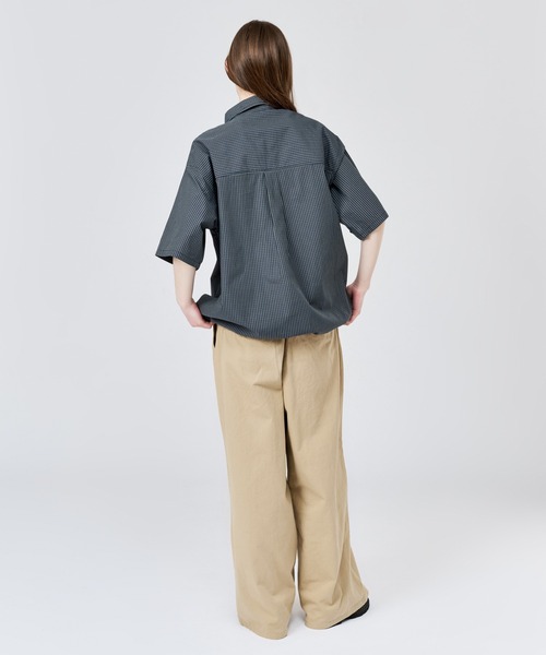 MICRO CHECK S/S SHIRT / マイクロチェックS/Sシャツ（シャツ/ブラウス