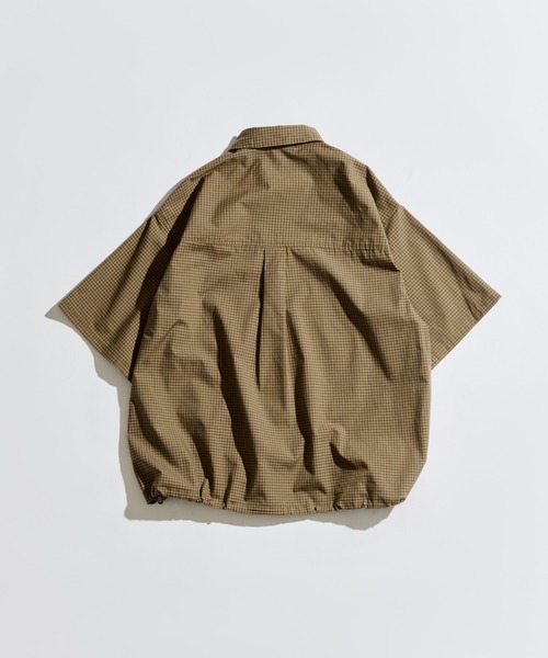 WETTEMPT(ウィテンプト)の「MICRO CHECK S/S SHIRT / マイクロチェックS/Sシャツ(シャツ/ブラウス・メンズ・ブルー/ネイビー/ブラウン・SMALL/MEDIUM/LARGE)」の5枚目の写真
