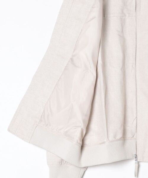 BANANA REPUBLIC FACTORY STORE（バナナリパブリック ファクトリーストア）の「BANANA REPUBLIC FACTORY STORE　　リネンブレンド ボンバージャケット（その他アウター・メンズ・ベージュ/オリーブ・XL/L/M/S）」の4枚目の写真