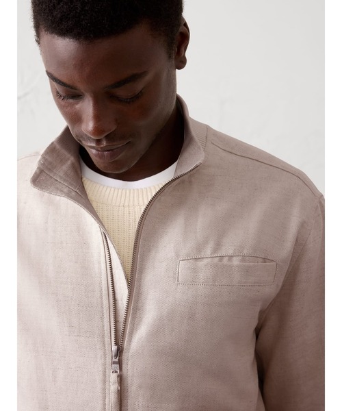 セール】BANANA REPUBLIC FACTORY STORE リネンブレンド ボンバー