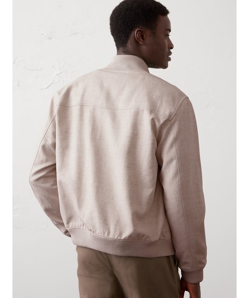 BANANA REPUBLIC FACTORY STORE リネンブレンド ボンバージャケット