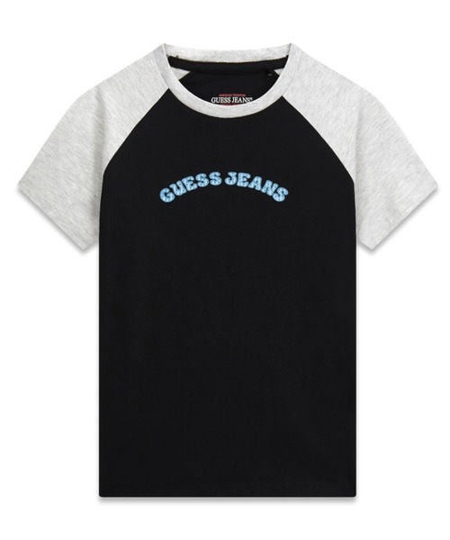 GUESS JEANS(ゲスジーンズ)の「GUESS JEANS SLIM Raglan Piping Tee Tシャツ ロゴTシャツ(Tシャツ/カットソー・レディース・ライトブルー/ホワイト/ブラック・SMALL/X-SMALL/LARGE/MEDIUM)」の15枚目の写真