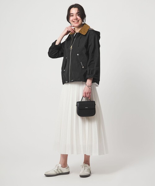 Barbour（バブアー）の「【WEB限定】＜Barbour＞Weaver シャワープルーフ ジャケット（カバーオール・レディース・オリーブ/ブラック・34）」の6枚目の写真