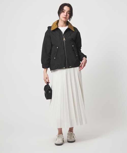 Barbour（バブアー）の「【WEB限定】＜Barbour＞Weaver シャワープルーフ ジャケット（カバーオール・レディース・オリーブ/ブラック・34）」の7枚目の写真