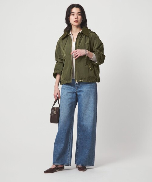 Barbour（バブアー）の「【WEB限定】＜Barbour＞Weaver シャワープルーフ ジャケット（カバーオール・レディース・オリーブ/ブラック・34）」の10枚目の写真