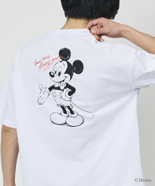 セール】限定展開 DISNEY/ディズニー/ミッキーマウス/バックプリント セール】限定展開 DISNEY/ディズニー/ミッキーマウス/バックプリント