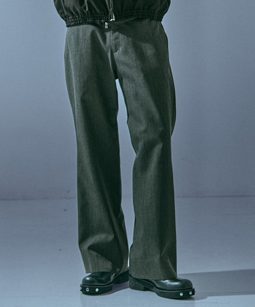 trim fit trousers straight/新型パンツ/セットアップ/NVRFRGT