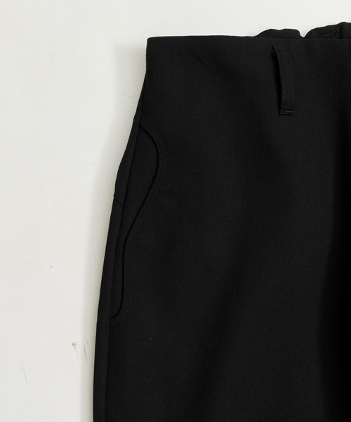 CONZ（コンズ）の「trim fit trousers straight/新型パンツ/セットアップ/NVRFRGT（スラックス・メンズ・ダークグレー/ブラック/ストライプ・3/2/1）」の8枚目の写真