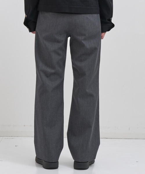 CONZ（コンズ）の「trim fit trousers straight/新型パンツ/セットアップ/NVRFRGT（スラックス・メンズ・ダークグレー/ブラック/ストライプ・3/2/1）」の16枚目の写真