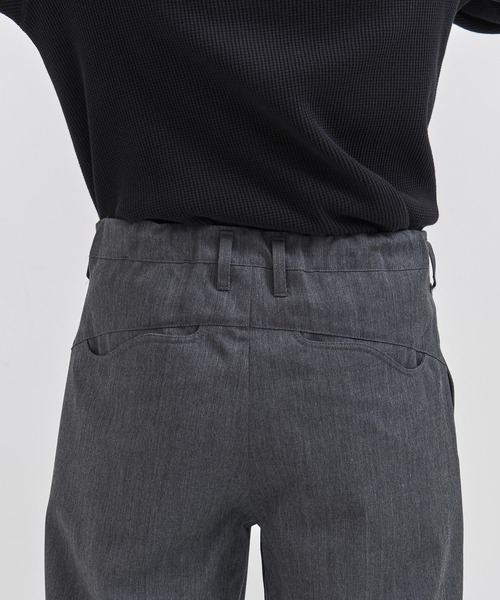CONZ（コンズ）の「trim fit trousers straight/新型パンツ/セットアップ/NVRFRGT（スラックス・メンズ・ダークグレー/ブラック/ストライプ・3/2/1）」の19枚目の写真