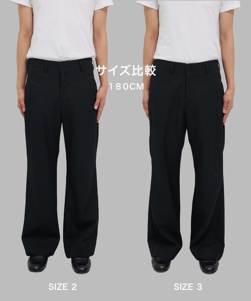 CONZ（コンズ）の「trim fit trousers straight/新型パンツ/セットアップ/NVRFRGT（スラックス・メンズ・ダークグレー/ブラック/ストライプ・3/2/1）」の13枚目の写真
