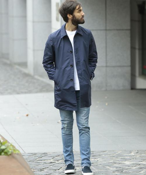 BEAUTY&YOUTH UNITED ARROWS（ビューティーアンドユースユナイテッドアローズ）の「【WEB限定】bｙ ∴ クラッシュデニム スキニー パンツ ◆（デニムパンツ・メンズ・ブラック/ネイビー/コバルトブルー・MEDIUM/LARGE/SMALL）」の12枚目の写真