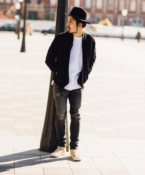 BEAUTY&YOUTH UNITED ARROWS（ビューティーアンドユースユナイテッドアローズ）の「【WEB限定】bｙ ∴ クラッシュデニム スキニー パンツ ◆（デニムパンツ・メンズ・ブラック/ネイビー/コバルトブルー・MEDIUM/LARGE/SMALL）」の19枚目の写真