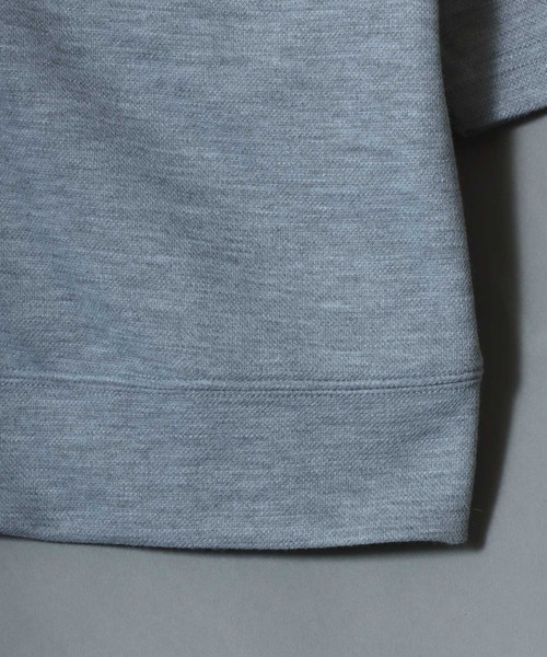 ANPAS(アンパス)の「Full-Zip 3/4-Sleeve Hoodie with Inner Stripe Lining/裏ボーダー七分袖ドライフルジップパーカー 吸汗速乾 メンズ レディース ユニセックス 7分袖(パーカー・メンズ・ベージュ/ネイビー/ブラック/グレー・M/L/XL)」の20枚目の写真