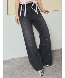 キーチャームデニムパンツ