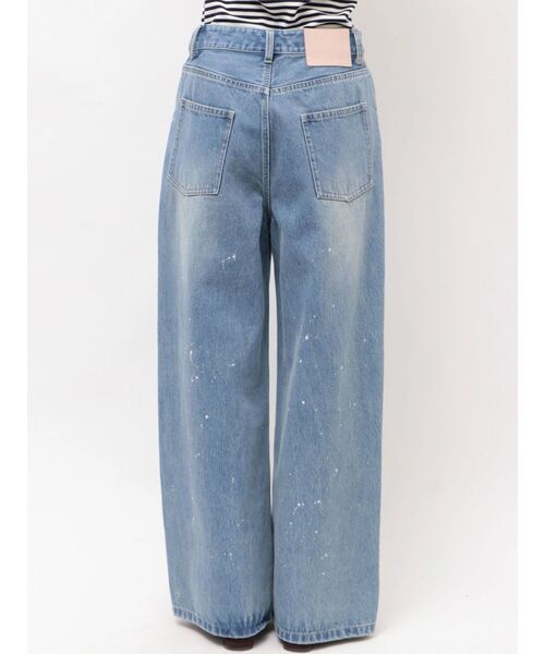 CALNAMUR（カルナムール）の「キーチャームデニムパンツ（デニムパンツ・レディース・ブラック/ブルー・SMALL/MEDIUM）」の7枚目の写真