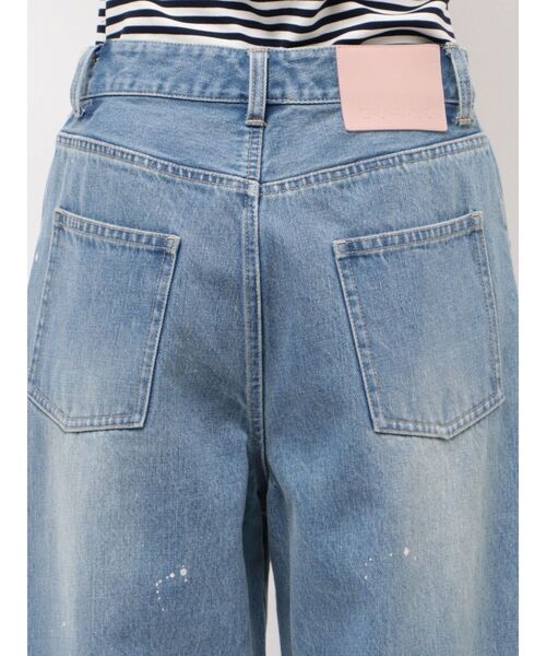 CALNAMUR（カルナムール）の「キーチャームデニムパンツ（デニムパンツ・レディース・ブラック/ブルー・SMALL/MEDIUM）」の8枚目の写真