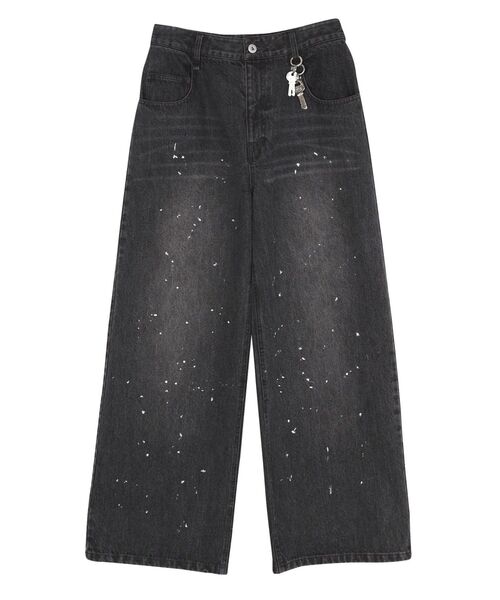 CALNAMUR（カルナムール）の「キーチャームデニムパンツ（デニムパンツ・レディース・ブラック/ブルー・SMALL/MEDIUM）」の16枚目の写真