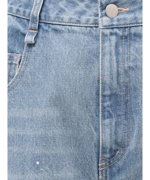 CALNAMUR(カルナムール)の「キーチャームデニムパンツ(デニムパンツ・レディース・ブラック/ブルー・SMALL/MEDIUM)」の5枚目の写真