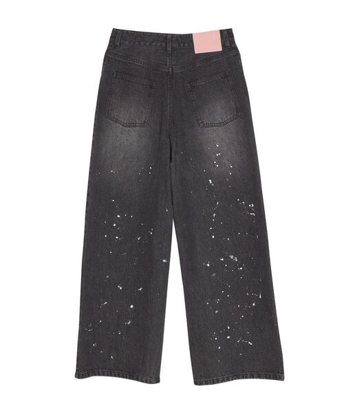 CALNAMUR(カルナムール)の「キーチャームデニムパンツ(デニムパンツ・レディース・ブラック/ブルー・SMALL/MEDIUM)」の7枚目の写真