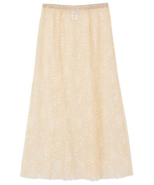 SOFFITTO(ソフィット)の「レーススカート(スカート・レディース・クリーム/ネイビー・FREE)」の10枚目の写真